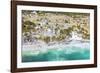 Aerial of the mayan ruins of Tulum, Mexico-Matteo Colombo-Framed Photographic Print