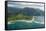 Aerial of the North Shore of the Island of Kauai, Hawaii, United States of America, Pacific-Michael Runkel-Framed Stretched Canvas