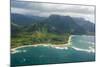 Aerial of the North Shore of the Island of Kauai, Hawaii, United States of America, Pacific-Michael Runkel-Mounted Photographic Print