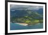 Aerial of the North Shore of the Island of Kauai, Hawaii, United States of America, Pacific-Michael Runkel-Framed Photographic Print