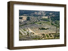 Aerial of the Pentagon, the Department of Defense Headquarters in Arlington, Virginia, near Washing-1photo-Framed Photographic Print