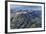 Aerial of the Rocky Mountain Front in Montana, USA-Chuck Haney-Framed Photographic Print