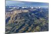 Aerial of the Rocky Mountain Front in Montana, USA-Chuck Haney-Mounted Photographic Print