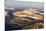 Aerial of the Rocky Mountains in the Bob Marshall Wilderness of Montana, USA-Chuck Haney-Mounted Photographic Print