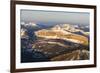 Aerial of the Rocky Mountains in the Bob Marshall Wilderness of Montana, USA-Chuck Haney-Framed Photographic Print