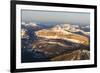 Aerial of the Rocky Mountains in the Bob Marshall Wilderness of Montana, USA-Chuck Haney-Framed Photographic Print