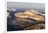 Aerial of the Rocky Mountains in the Bob Marshall Wilderness of Montana, USA-Chuck Haney-Framed Photographic Print