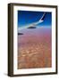 Aerial of the Rub al Khali, the Empty Quarter, Kingdom of Saudi Arabia, Middle East-Michael Runkel-Framed Photographic Print