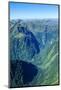 Aerial of the Rugged Mountains in Fiordland National Park-Michael-Mounted Photographic Print