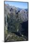 Aerial of the Rugged Mountains in Fiordland National Park-Michael-Mounted Photographic Print