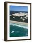 Aerial of the Seventy-Five Mile Beach, Fraser Island, UNESCO Site, Queensland, Australia-Michael Runkel-Framed Photographic Print