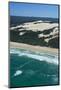 Aerial of the Seventy-Five Mile Beach, Fraser Island, UNESCO Site, Queensland, Australia-Michael Runkel-Mounted Photographic Print