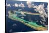 Aerial of the Very Beautiful Ant Atoll, Pohnpei, Micronesia, Pacific-Michael Runkel-Stretched Canvas