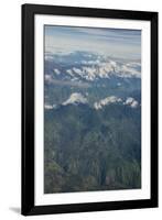 Aerial of the western highlands of Papua New Guinea, Pacific-Michael Runkel-Framed Photographic Print