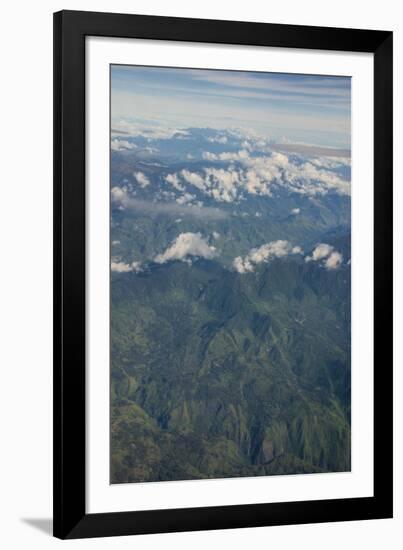 Aerial of the western highlands of Papua New Guinea, Pacific-Michael Runkel-Framed Photographic Print