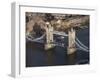 Aerial of Tower Bridge, London, England, United Kingdom, Europe-Charles Bowman-Framed Premium Photographic Print