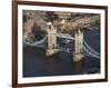 Aerial of Tower Bridge, London, England, United Kingdom, Europe-Charles Bowman-Framed Photographic Print