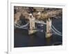 Aerial of Tower Bridge, London, England, United Kingdom, Europe-Charles Bowman-Framed Photographic Print