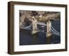 Aerial of Tower Bridge, London, England, United Kingdom, Europe-Charles Bowman-Framed Photographic Print