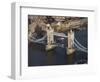 Aerial of Tower Bridge, London, England, United Kingdom, Europe-Charles Bowman-Framed Photographic Print