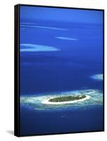 Aerial of Treasure Island Resort, Mamanuca Island Group, Fiji-David Wall-Framed Stretched Canvas