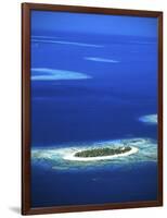 Aerial of Treasure Island Resort, Mamanuca Island Group, Fiji-David Wall-Framed Photographic Print