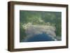 Aerial of Tutuila Island in American Samoa, South Pacific, Pacific-Michael Runkel-Framed Photographic Print