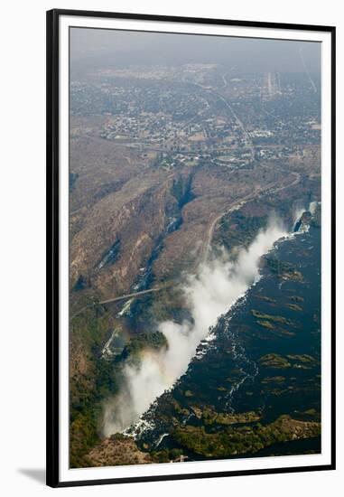 Aerial of Victoria Falls-Michele Westmorland-Framed Premium Photographic Print