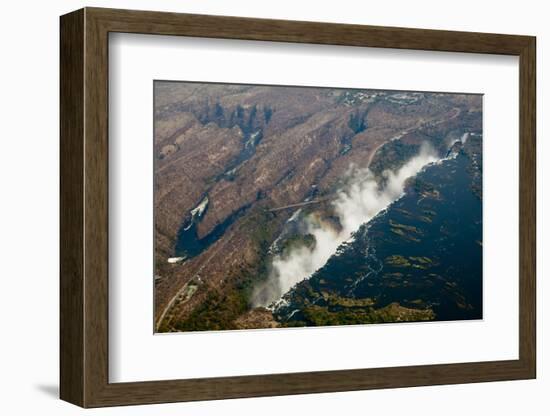 Aerial of Victoria Falls-Michele Westmorland-Framed Photographic Print