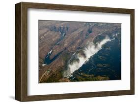 Aerial of Victoria Falls-Michele Westmorland-Framed Photographic Print