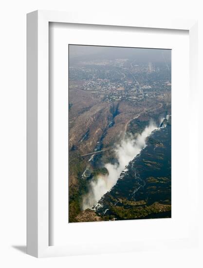 Aerial of Victoria Falls-Michele Westmorland-Framed Photographic Print