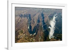 Aerial of Victoria Falls-Michele Westmorland-Framed Photographic Print