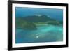 Aerial of View Lord Howe Island, UNESCO World Heritage Site, Australia, Tasman Sea, Pacific-Michael Runkel-Framed Photographic Print