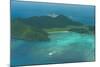 Aerial of View Lord Howe Island, UNESCO World Heritage Site, Australia, Tasman Sea, Pacific-Michael Runkel-Mounted Photographic Print