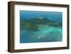 Aerial of View Lord Howe Island, UNESCO World Heritage Site, Australia, Tasman Sea, Pacific-Michael Runkel-Framed Photographic Print