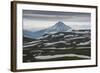 Aerial of Vilyuchinsk Volcano, Kamchatka, Russia, Eurasia-Michael Runkel-Framed Photographic Print