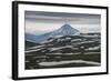 Aerial of Vilyuchinsk Volcano, Kamchatka, Russia, Eurasia-Michael Runkel-Framed Photographic Print