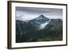 Aerial of Vilyuchinsk Volcano, Kamchatka, Russia, Eurasia-Michael Runkel-Framed Photographic Print