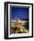 Aerial of Waikiki Beach at Night, HI-Walter Bibikow-Framed Photographic Print