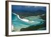Aerial of Whitehaven in the Whit Sunday Islands, Queensland, Australia, Pacific-Michael Runkel-Framed Photographic Print