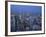 Aerial over Hilalli Street Towards Liberation Tower, Kuwait City, Kuwait-Walter Bibikow-Framed Photographic Print