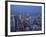 Aerial over Hilalli Street Towards Liberation Tower, Kuwait City, Kuwait-Walter Bibikow-Framed Photographic Print