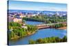 Aerial Panorama of Helsinki, Finland-Scanrail-Stretched Canvas