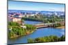 Aerial Panorama of Helsinki, Finland-Scanrail-Mounted Photographic Print