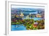 Aerial Panorama of Stockholm, Sweden-Scanrail-Framed Photographic Print