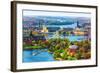 Aerial Panorama of Stockholm, Sweden-Scanrail-Framed Photographic Print