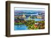 Aerial Panorama of Stockholm, Sweden-Scanrail-Framed Photographic Print