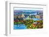 Aerial Panorama of Stockholm, Sweden-Scanrail-Framed Photographic Print