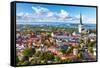 Aerial Panorama of Tallinn, Estonia-Scanrail-Framed Stretched Canvas