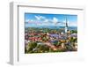 Aerial Panorama of Tallinn, Estonia-Scanrail-Framed Photographic Print